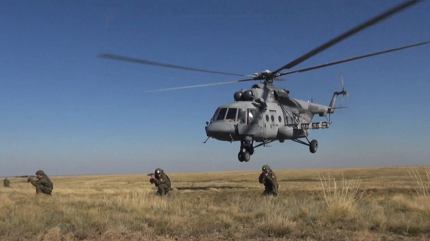 На полигоне Прудбой прошли военные учения